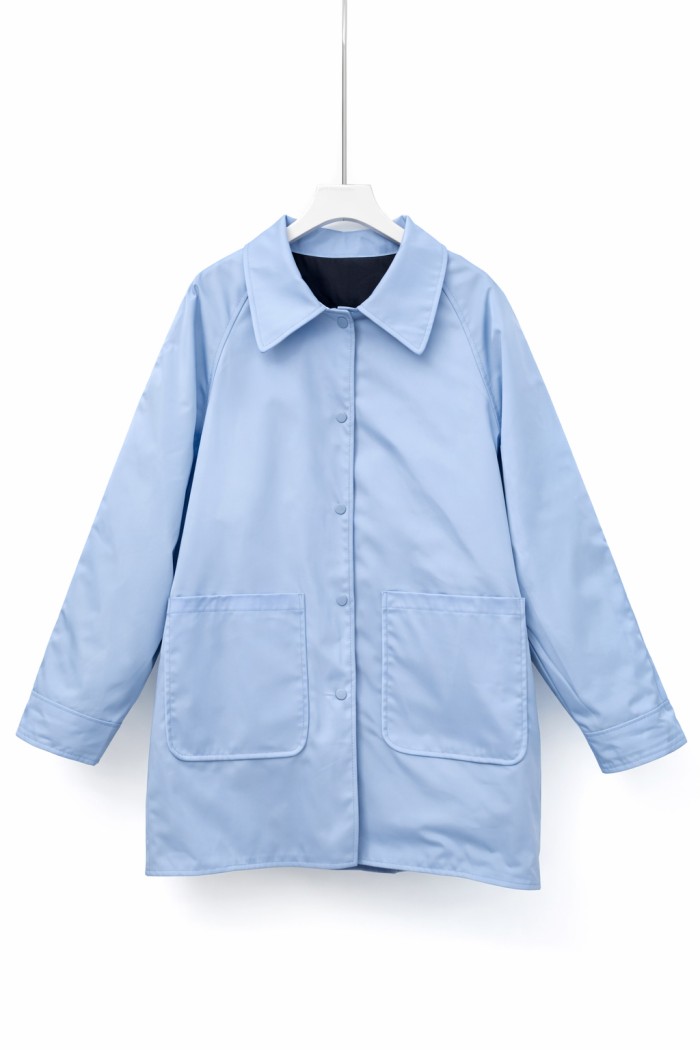 CHAQUETA DE MUJER TIPO PARKA LIGERA CON CUELLO CAMISERO TY-9219