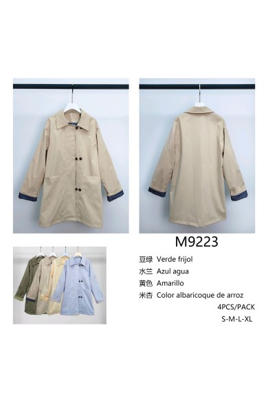 CHAQUETA DE ENTRETIEMPO PARA MUJER DE CORTE RECTO TY-M9223