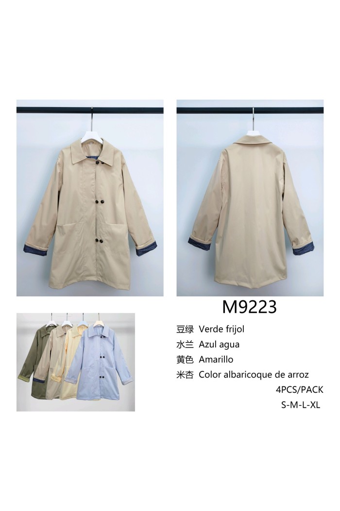CHAQUETA DE ENTRETIEMPO PARA MUJER DE CORTE RECTO TY-M9223