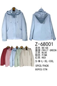 CHAQUETA CON CAPUCHA LIGERA PARA MUJER TY-Z68001