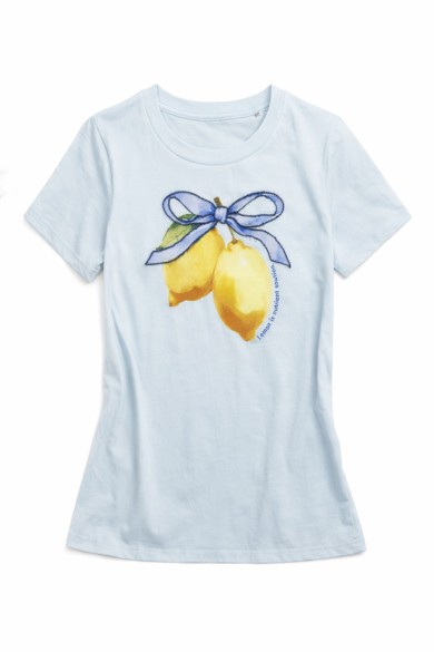 CAMISETA MANGA CORTA CUELLO REDONDO ESTAMPADO LIMONES TY-L39075