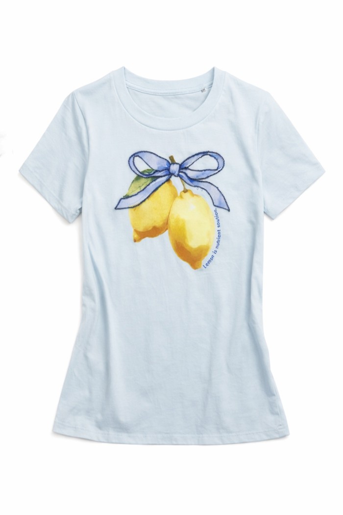 CAMISETA MANGA CORTA CUELLO REDONDO ESTAMPADO LIMONES TY-L39075