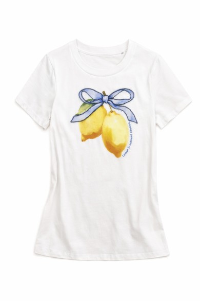 CAMISETA MANGA CORTA CUELLO REDONDO ESTAMPADO LIMONES TY-L39075