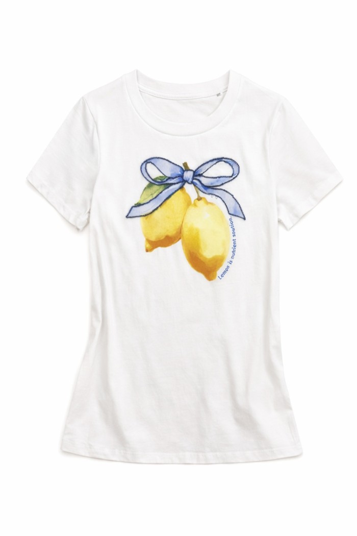 CAMISETA MANGA CORTA CUELLO REDONDO ESTAMPADO LIMONES TY-L39075