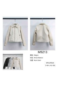 CHAQUETA CORTA DE POLIPIEL CON CREMALLERA TY-M9213