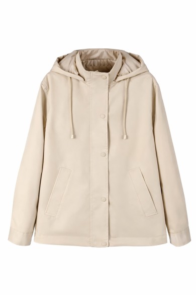 CHAQUETA MUJER CON CAPUCHA MANGA LARGA LIGERA CASUAL PRIMAVERA TY-Z68010