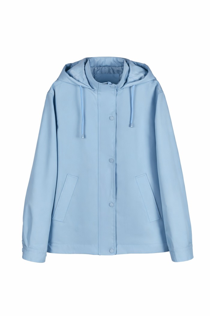 CHAQUETA MUJER CON CAPUCHA MANGA LARGA LIGERA CASUAL PRIMAVERA TY-Z68010
