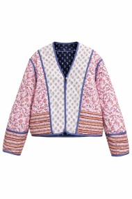 CHAQUETA CORTA MUJER ESTAMPADO ÉTNICO MANGA LARGA ESTILO BOHO TY-M9259