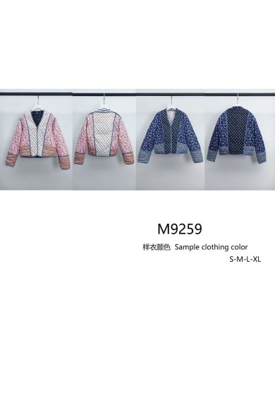 CHAQUETA CORTA MUJER ESTAMPADO ÉTNICO MANGA LARGA ESTILO BOHO TY-M9259