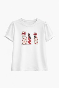 CAMISETA ESTAMPADA BOTELLAS DULCES ESTILO VINTAGE MANGA CORTA CUELLO REDONDO CASUAL PRIMAVERA VERANO TY-K1858