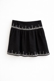 FALDA CORTA ESTILO BOHO VERANO FBZMR22240