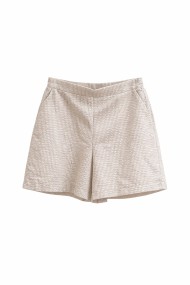 SHORT DE RAYAS TIRO MEDIO CORTE RECTO VERANO FBZMR21987B