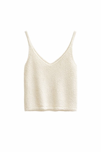 TOP BRILLO TIRANTES FINOS ESCOTE PICO FIESTA FBZMT9594