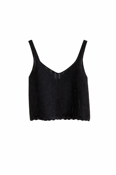 TOP CORTO DE TIRANTES CALADO FBZMT9539