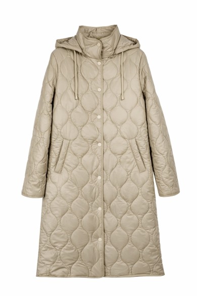 ABRIGO LARGO ACOLCHADO CON CAPUCHA CIERRE FRONTAL BOLSILLOS VARIOS COLORES TY-Z68570