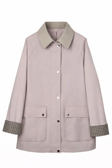 CHAQUETA CORTA CON BOTONES CUELLO EN CONTRASTE BOLSILLOS VARIOS COLORES TY-Z68056