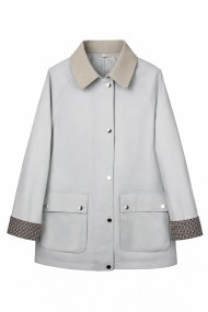 CHAQUETA CORTA CON BOTONES CUELLO EN CONTRASTE BOLSILLOS VARIOS COLORES TY-Z68056