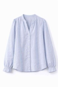 BLUSA RAYAS MANGA LARGA CUELLO ABIERTO VARIOS COLORES DD-1D2069
