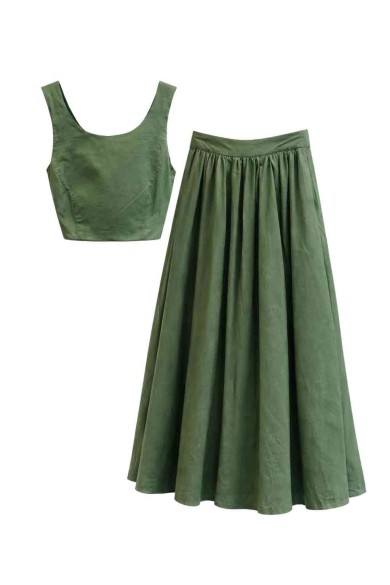 FALDA MIDI EVASÉ ESTILO MINIMAL VARIOS COLORES FALDA FBZMA1629B