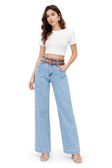 JEANS DAD FIT TIRO ALTO PIERNA ANCHA FBZT6061