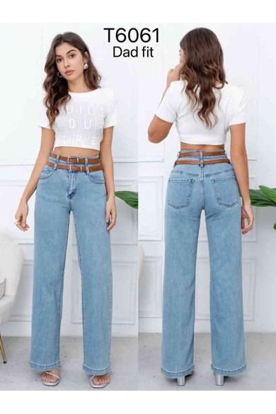 JEANS DAD FIT TIRO ALTO PIERNA ANCHA FBZT6061