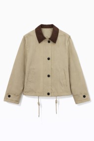 CHAQUETA CORTAS DE ESTILO CASUAL CON CUELLO EN CONTRASTE TY-M9295