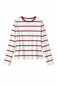 CAMISETA DE RAYAS MANGA LARGA CUELLO REDONDO VARIOS COLORES TY-K1831