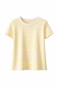 CAMISETA MUJER RAYAS MANGA CORTA CUELLO REDONDO BÁSICA CASUAL VARIOS COLORES TY-K1825