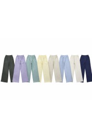 PANTALÓN MUJER ANCHO LISO CINTURA ELÁSTICA CASUAL VERANO VARIOS COLORES TY-H2428