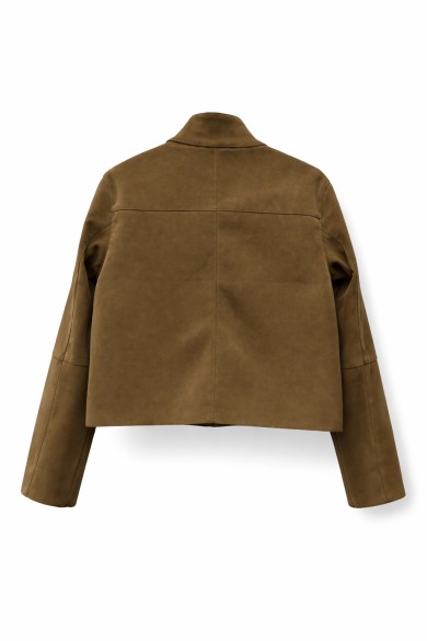 CHAQUETA CORTA EFECTO CUERO CON BOTONES – VARIOS COLORES TY-M9338