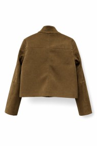 CHAQUETA CORTA EFECTO CUERO CON BOTONES – VARIOS COLORES TY-M9338