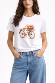 CAMISETA MUJER ESTAMPADO FIGURAS VARIOS DIBUJOS TY-K1868