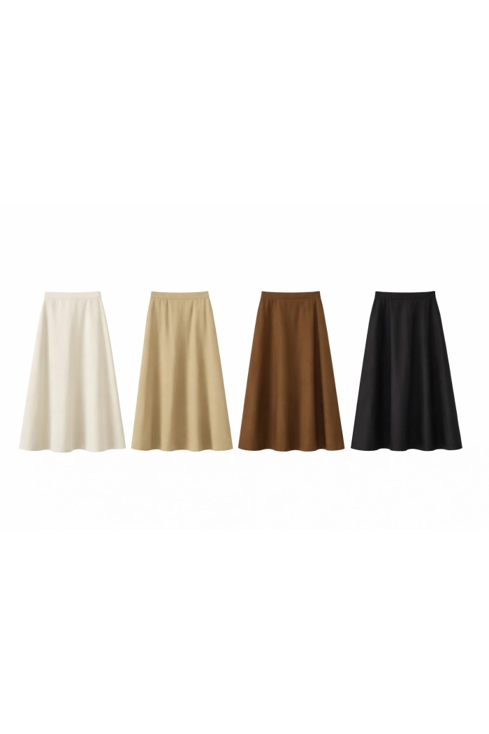 FALDA MIDI EVASÉ DE TIRO ALTO DBT-X6320