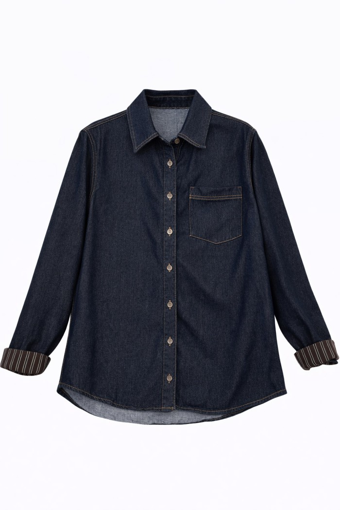 CAMISA VAQUERA CLÁSICA CON BOLSILLO TY-Z68612