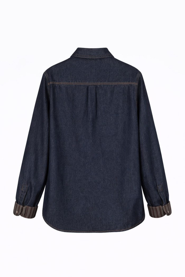 CAMISA VAQUERA CLÁSICA CON BOLSILLO TY-Z68612