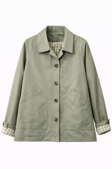CHAQUETA CORTA CON BOTONES Y BOLSILLOS TY-Z68016