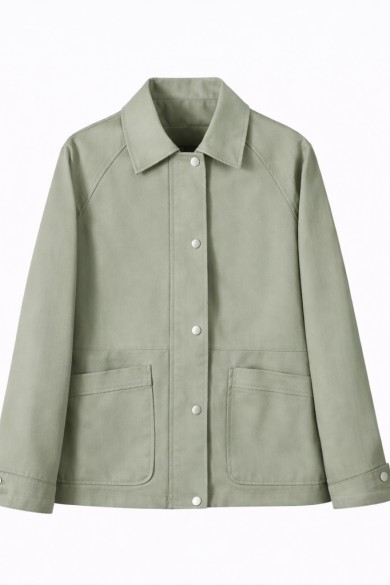 CHAQUETA LIGERA CON BOTONES A PRESIÓN TY-Z68013