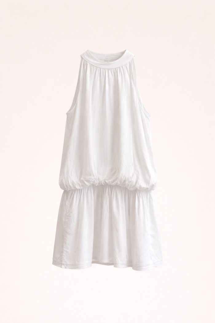 VESTIDO CORTO HALTER FLUIDO FBZMR22528