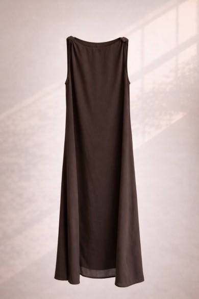 VESTIDO LARGO FLUIDO SIN MANGAS FBZMR22525