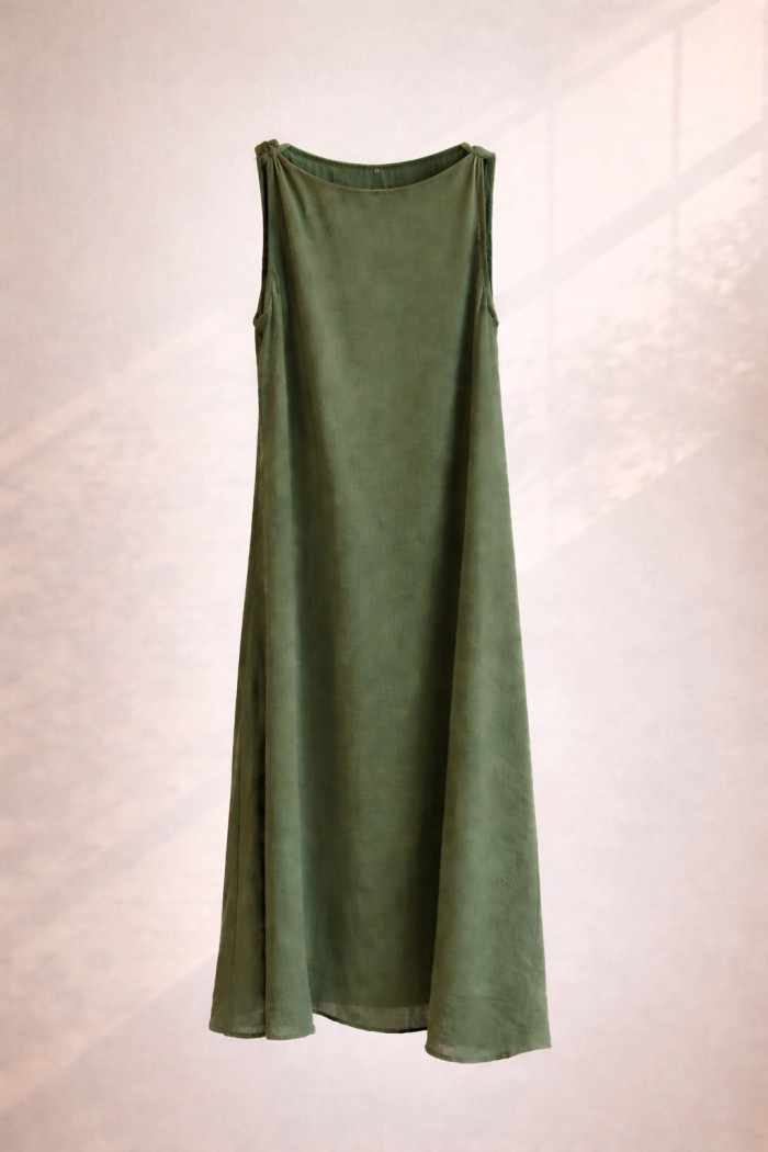 VESTIDO LARGO FLUIDO SIN MANGAS FBZMR FBZMR22524