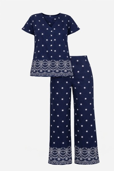 CONJUNTO DOS PIEZAS ESTAMPADO BLUSA PANTALÓN DBT-X5702