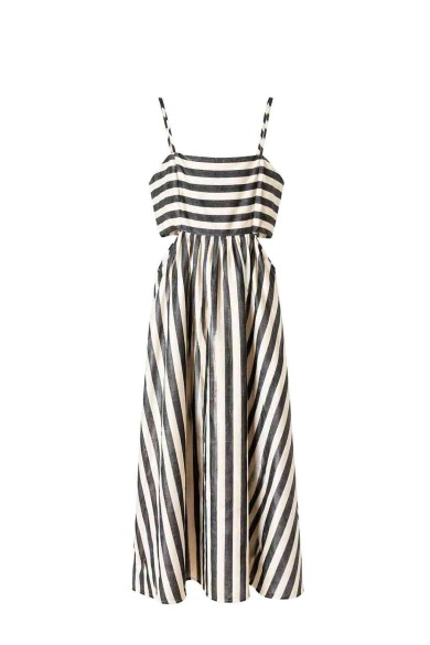 VESTIDO LARGO DE TIRANTES RAYAS VERANO FBZMA1692