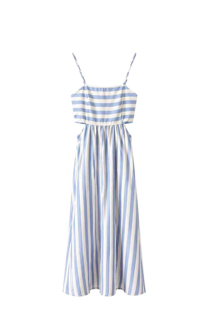 VESTIDO LARGO DE TIRANTES RAYAS VERANO FBZMA1693