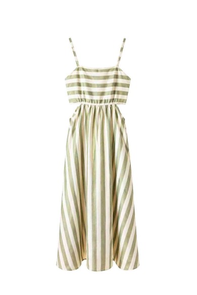 VESTIDO LARGO DE TIRANTES RAYAS VERANO FBZMA1691