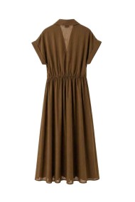 VESTIDO MIDI CAMISERO PLISADO FBZMA1685