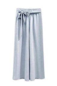 PANTALÓN PALAZZO FLUIDO CON CINTURA ELÁSTICA Y LAZO TY-H2501