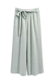PANTALÓN PALAZZO FLUIDO CON CINTURA ELÁSTICA Y LAZO TY-H2501