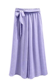 PANTALÓN PALAZZO FLUIDO CON CINTURA ELÁSTICA Y LAZO TY-H2501