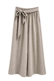 PANTALÓN PALAZZO FLUIDO CON CINTURA ELÁSTICA Y LAZO TY-H2501