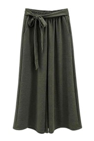 PANTALÓN PALAZZO FLUIDO CON CINTURA ELÁSTICA Y LAZO TY-H2501